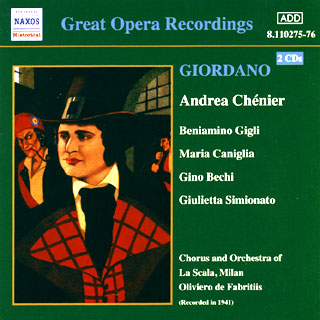 Umberto Giordano | Andrea Chénier