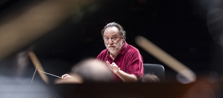 L'excellent Riccardo Chailly à la tête du Lucerne Festival Orchestra...