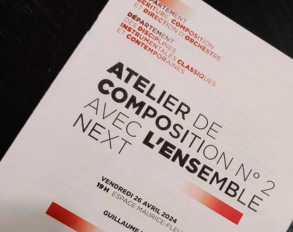 Araujo de Almeida, Iturregi, Li, Pauvert, Roth et Yoshida par l'ensemble NEXT