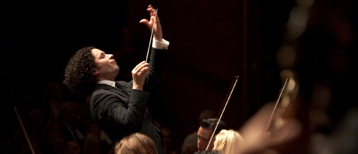 le jeune chef vénézuélien Gustavo Dudamel photographié par Magdalena Lepka