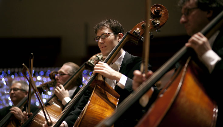 les contrebasses de l'Orchestre national d'Île-de-France