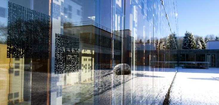 reflets dans l'Aile de Launoit, Chapelle musicale Reine Élisabeth © Cooreman