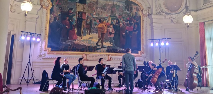 À la tête de Sturm und Klang Thomas van Haeperen crée "Nachtszenen" de Lenot...