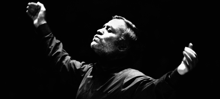 le grand chef russe Valery Gergiev photographié par Sasha Gusov