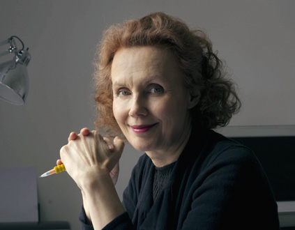 la compositrice finlandaise Kaija Saariaho, pour quelques jours à Caen